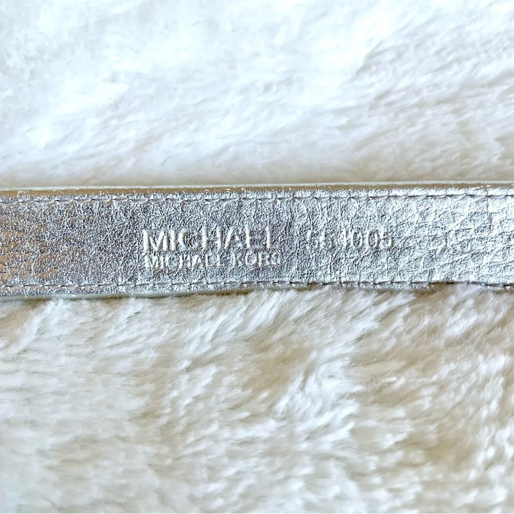 MICHAEL Michael Kors Sequin Skinny Belt